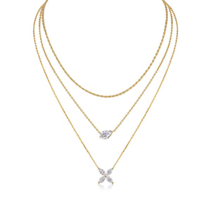 Pear Blossom Layer Necklace
