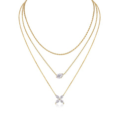 Pear Blossom Layer Necklace