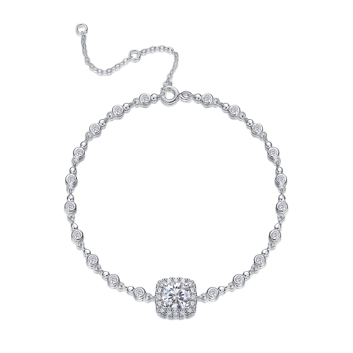 Eternal Halo Square Bracelet