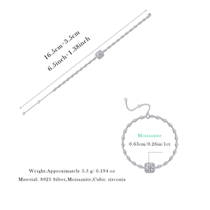 Eternal Halo Square Bracelet