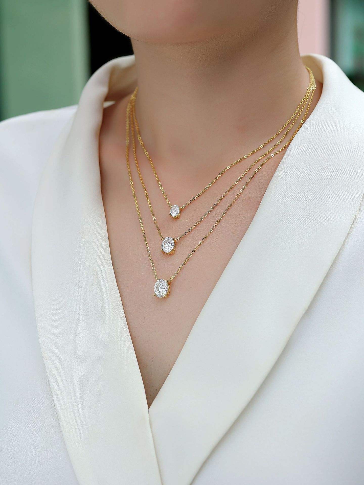 Tiered Spark Layer Necklace Stella Harte