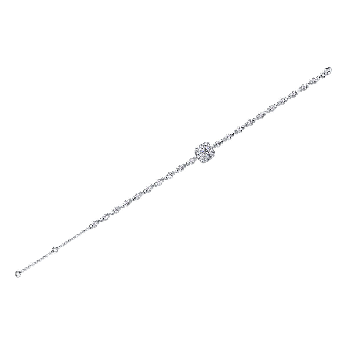 Eternal Halo Square Bracelet