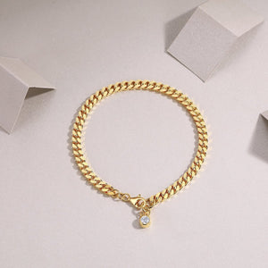 Heart Clasp Spark Bracelet