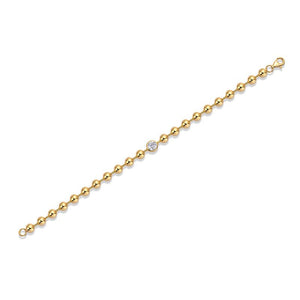 Beaded Heart Spark Bracelet