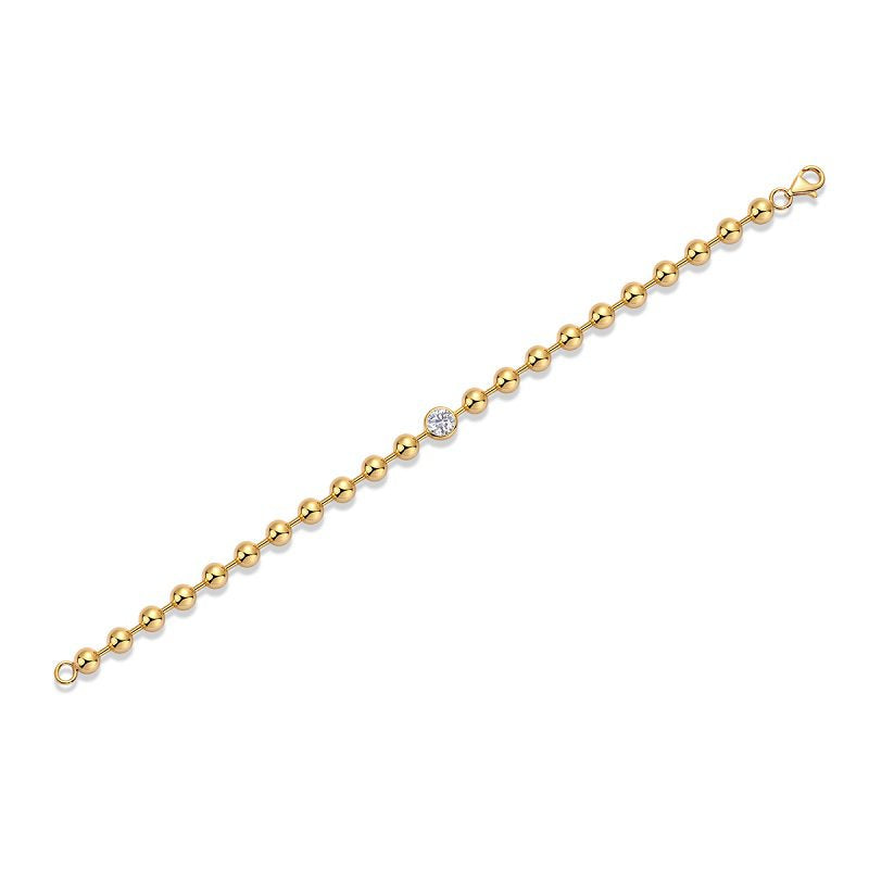 Beaded Heart Spark Bracelet