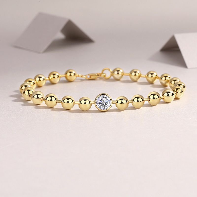 Beaded Heart Spark Bracelet