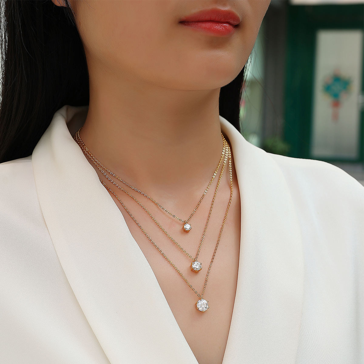 Ascending Sparkle Necklace Stella Harte