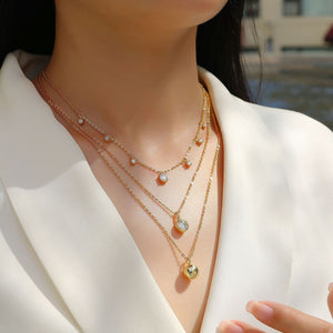 Dangle Spark Layer Necklace