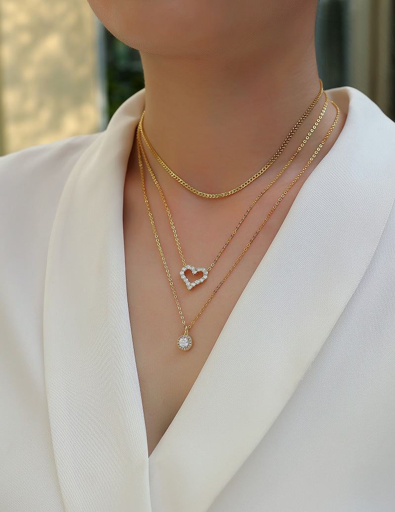 Sparkle Bead Swing Necklace Stella Harte