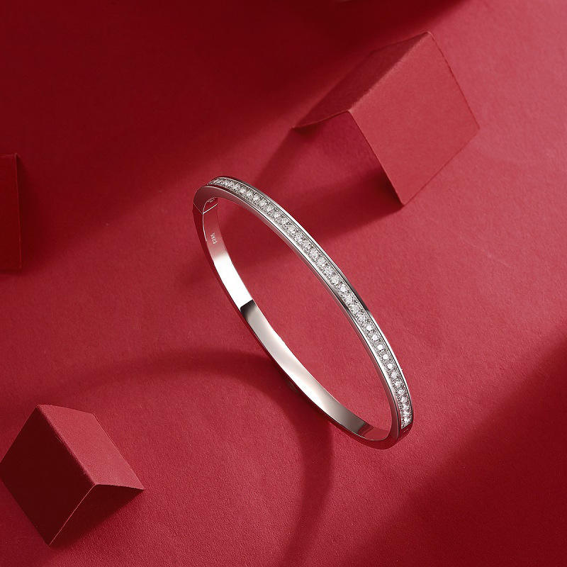 Radiant Pavé Cuff Bangle Stella Harte