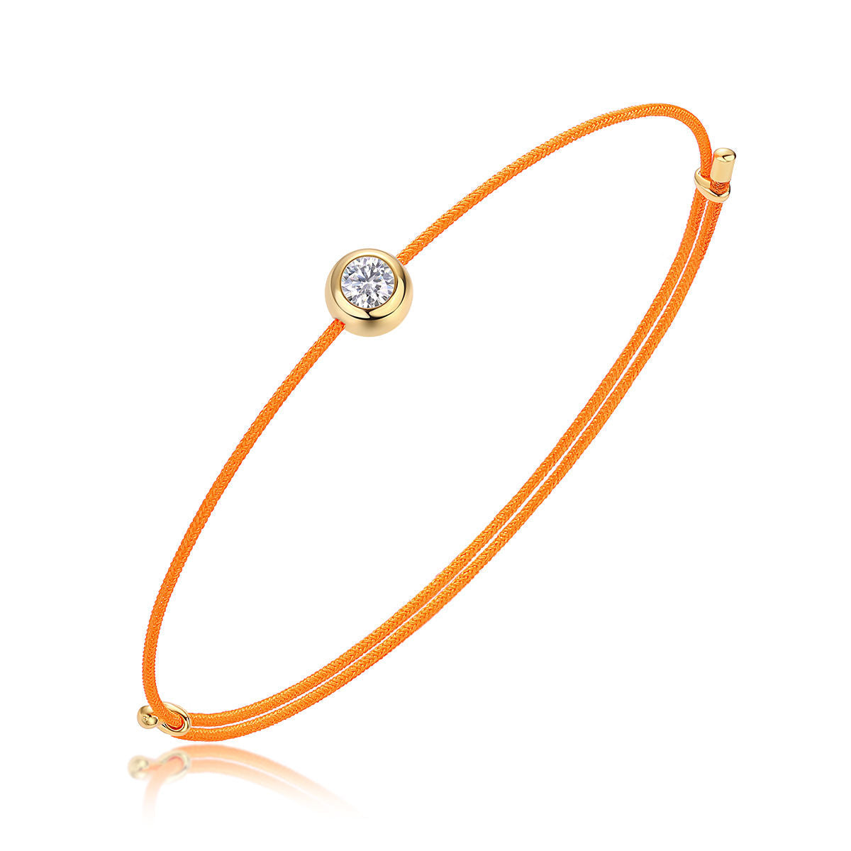 Moissanite Cord Whisper Bracelets Stella Harte