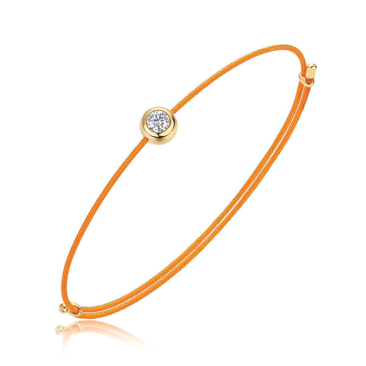 Moissanite Cord Whisper Bracelets