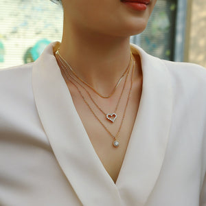 Sparkle Bead Swing Necklace