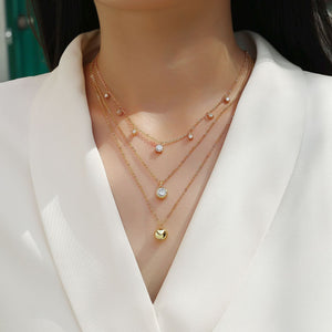 Dangle Spark Layer Necklace
