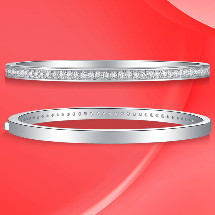 Radiant Pavé Cuff Bangle
