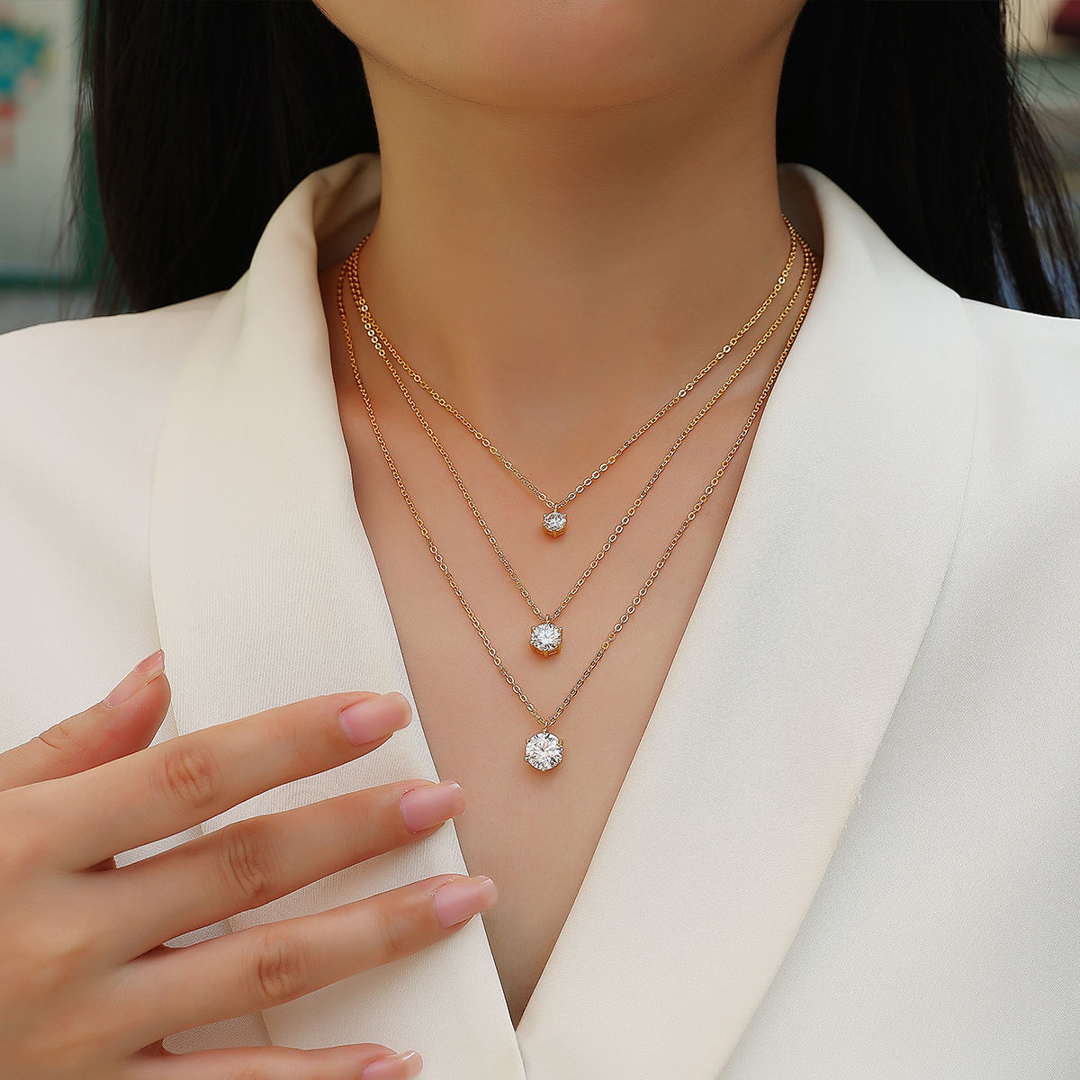 Ascending Sparkle Necklace Stella Harte
