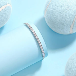 Square Eternity Slide Bracelet