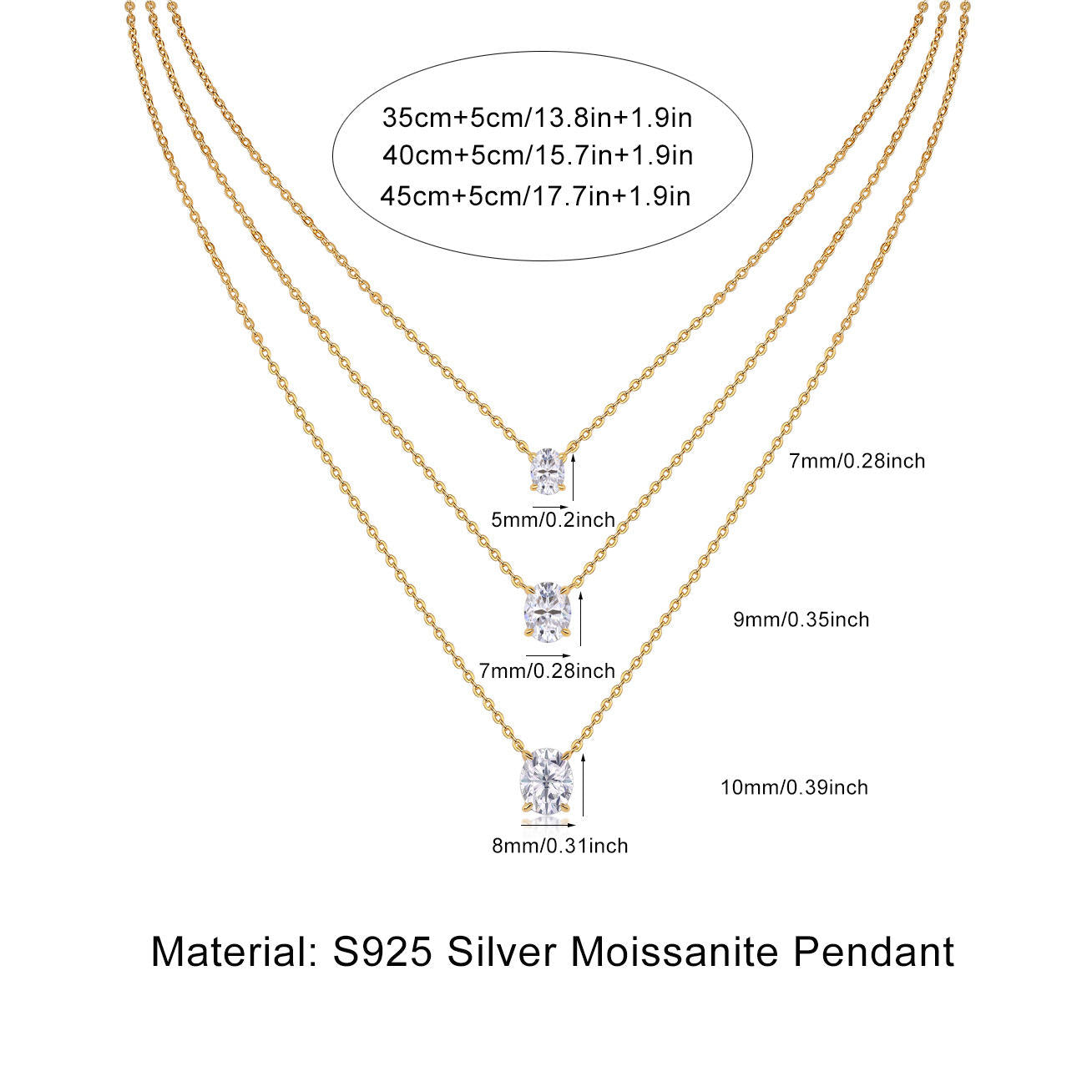 Tiered Spark Layer Necklace Stella Harte