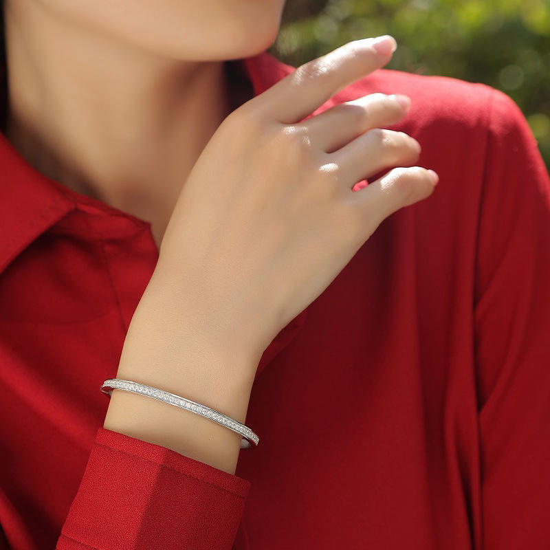 Radiant Pavé Cuff Bangle