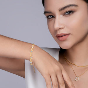 Heart Clasp Spark Bracelet