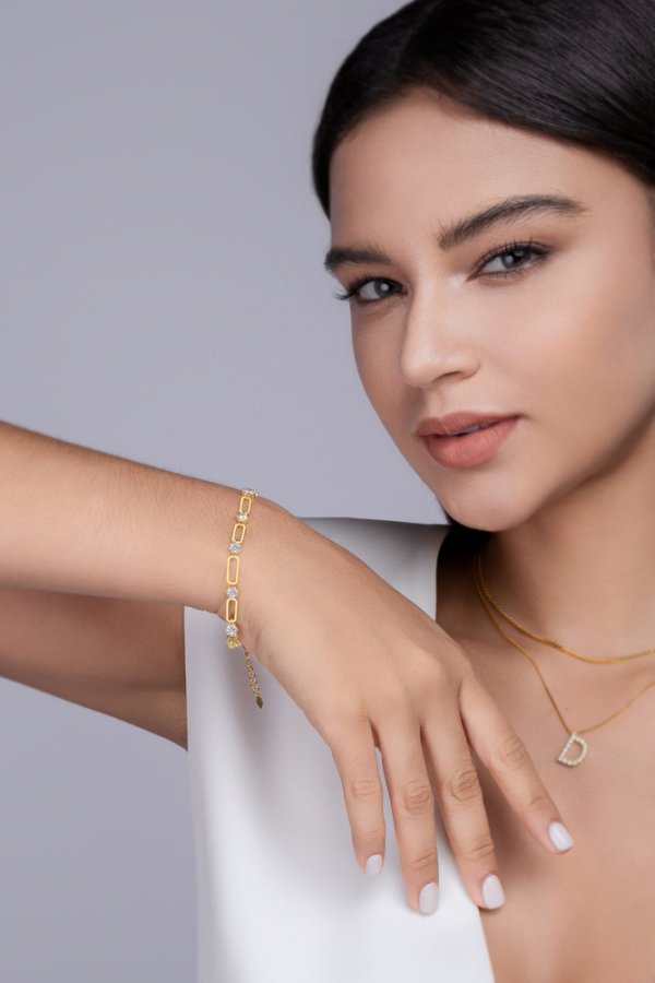 Heart Clasp Spark Bracelet