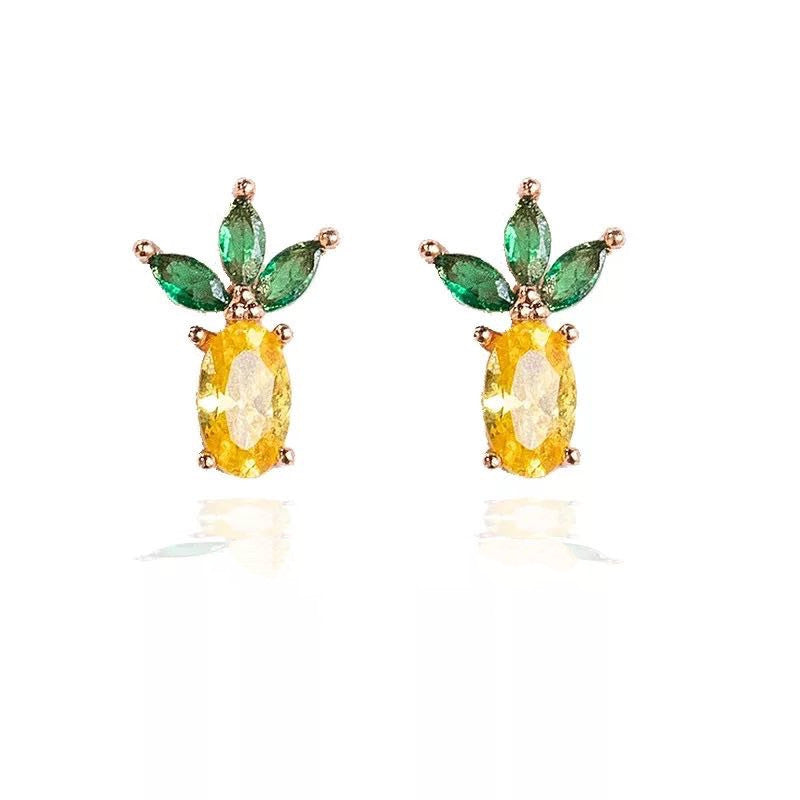 Pineapple Paradise Stud Earrings Stella Harte