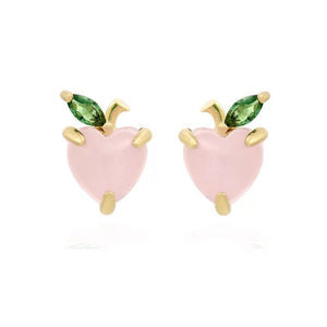 Peach Blossom Drop Earrings