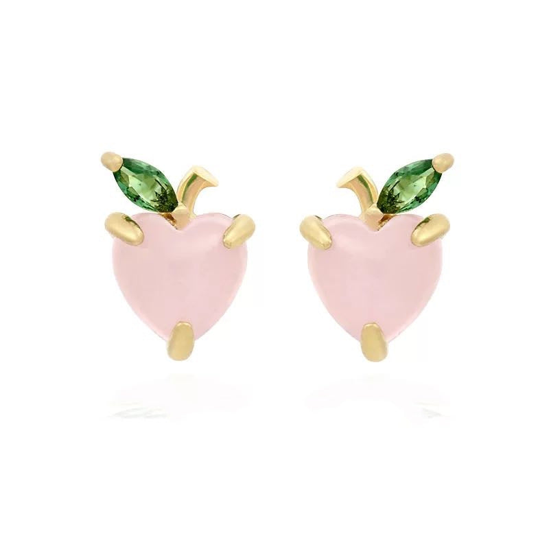 Peach Blossom Drop Earrings Stella Harte