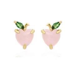 Peach Blossom Drop Earrings
