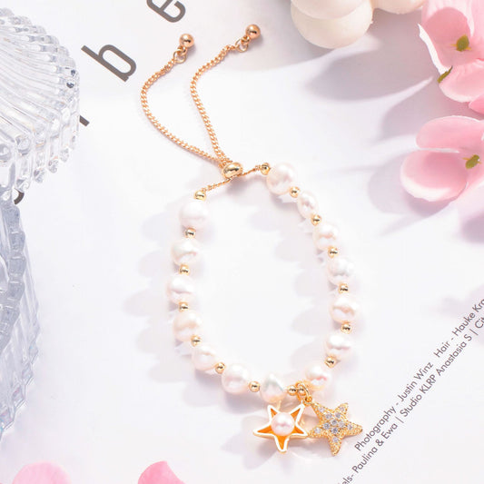 Pearl Seashell Glow Bracelet