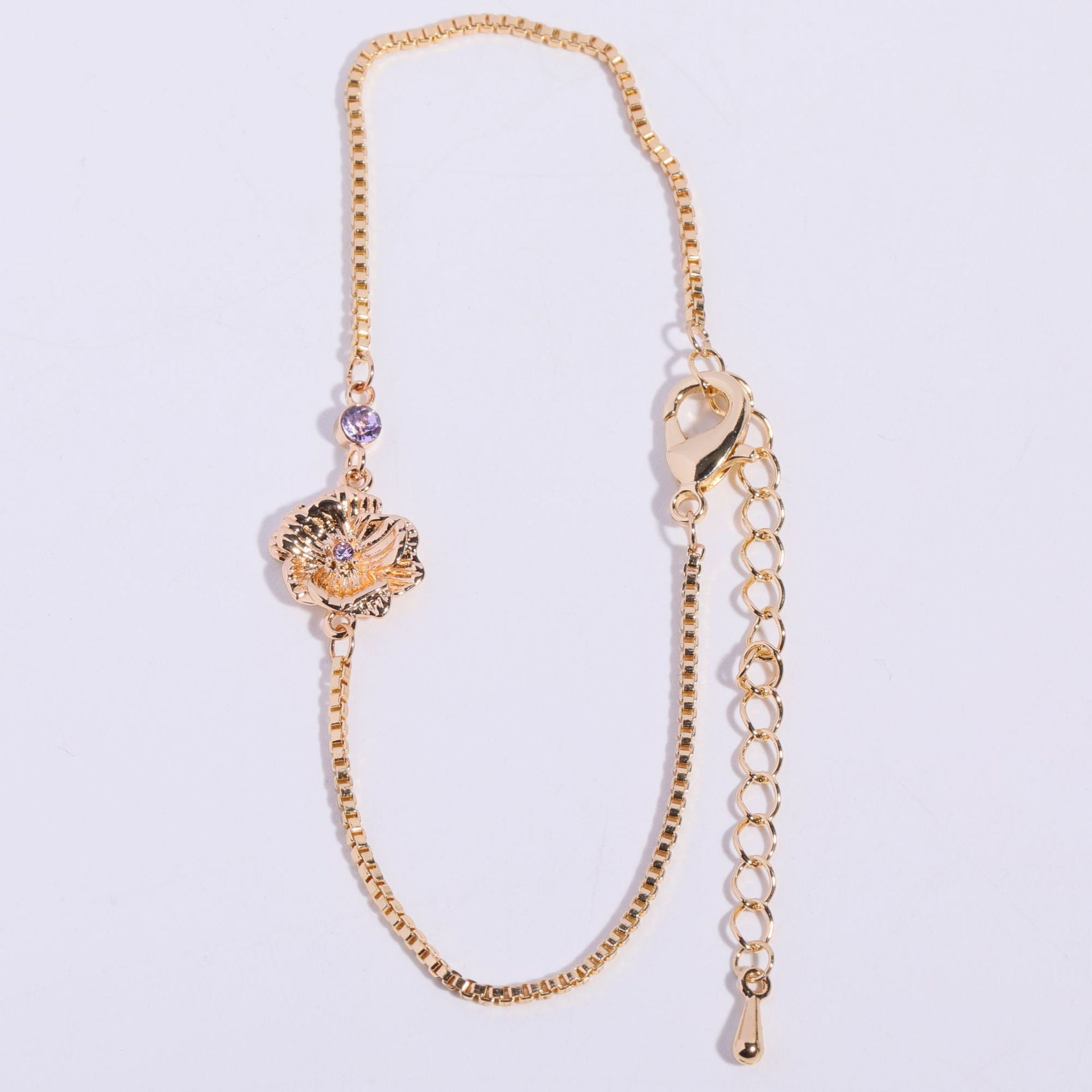 Petal Gem Bloom Bracelet