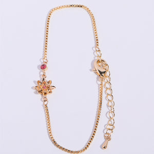 Petal Gem Bloom Bracelet