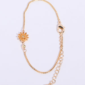 Petal Gem Bloom Bracelet