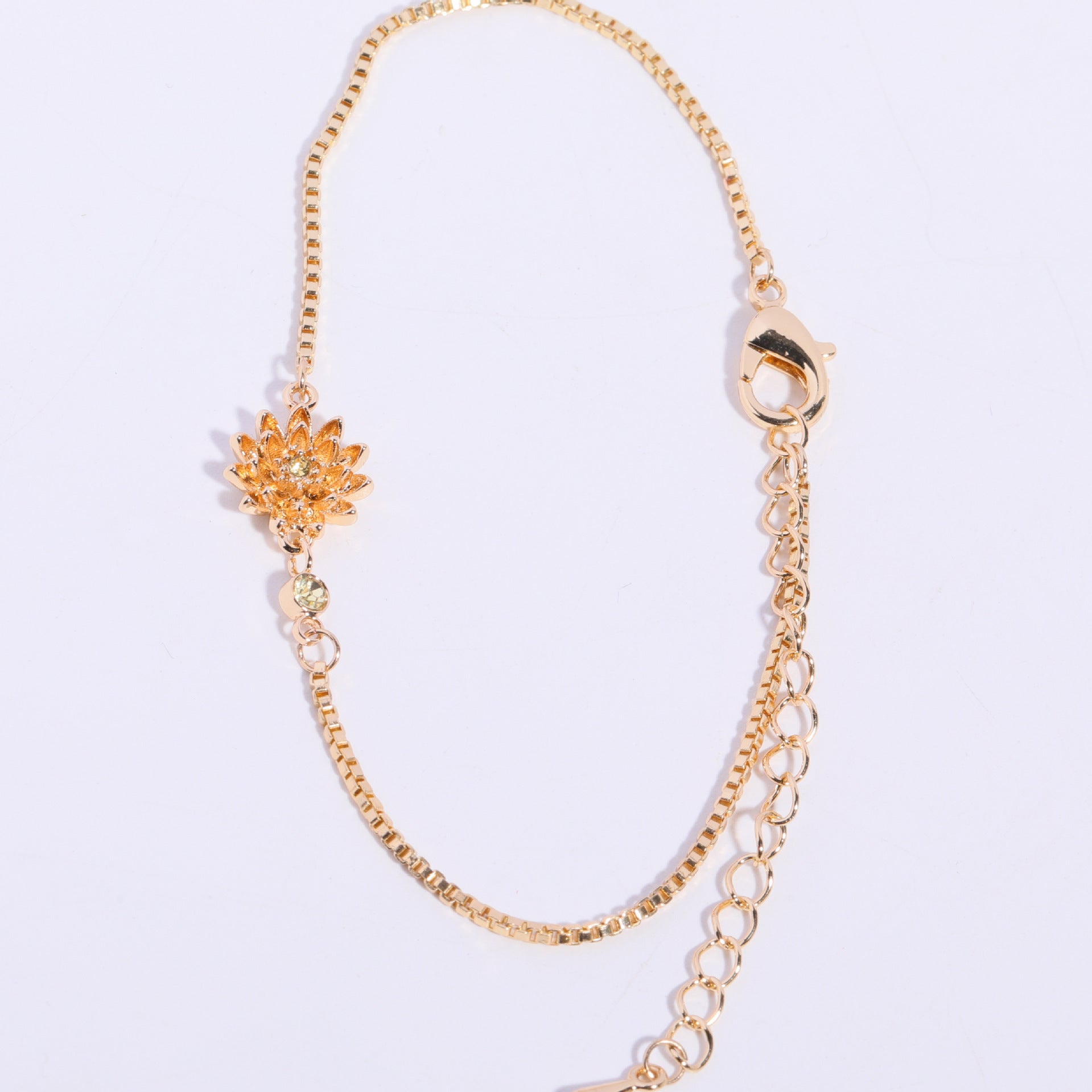 Petal Gem Bloom Bracelet