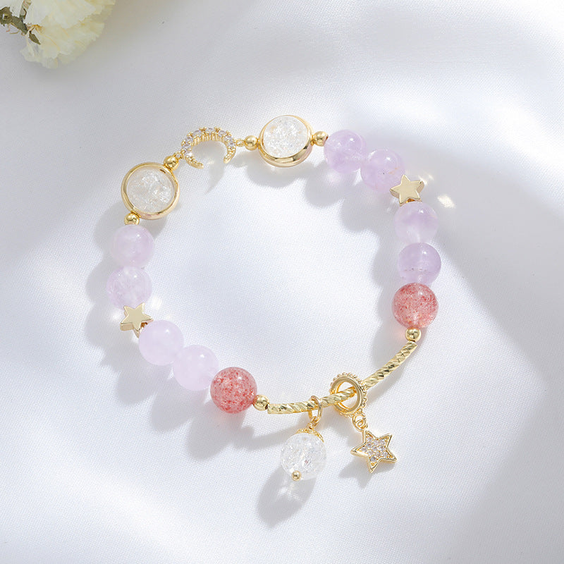 Amethyst Moon Whisper Bracelet
