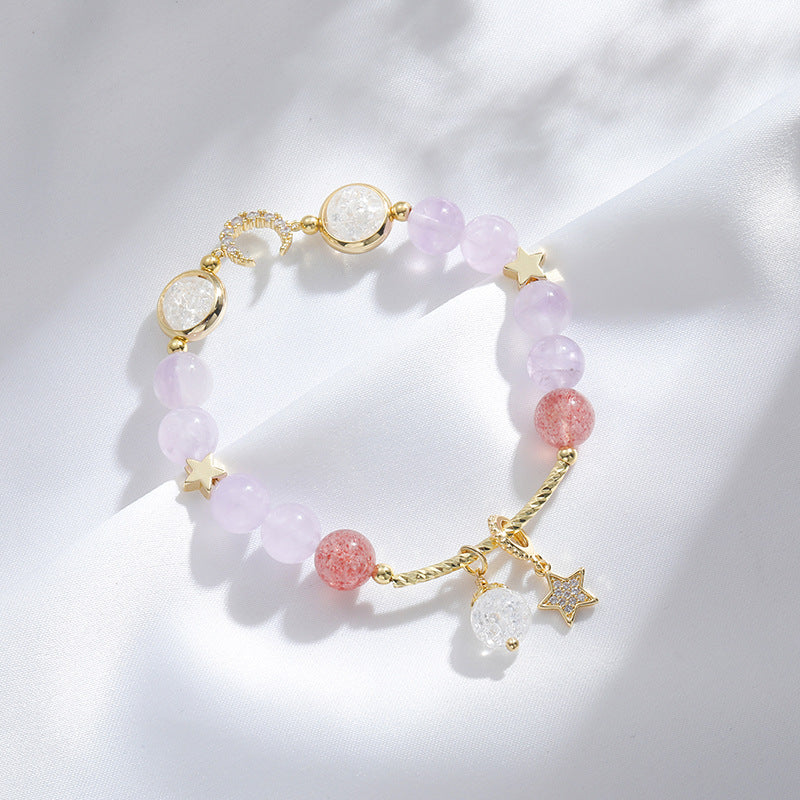 Amethyst Moon Whisper Bracelet