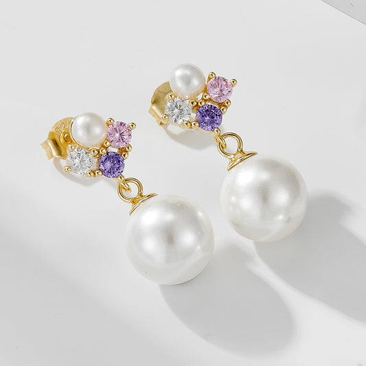 Sophie’s ShellPearl Earrings