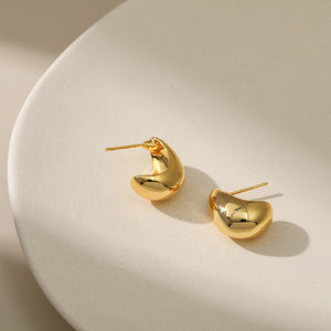 Golden Lune Earrings
