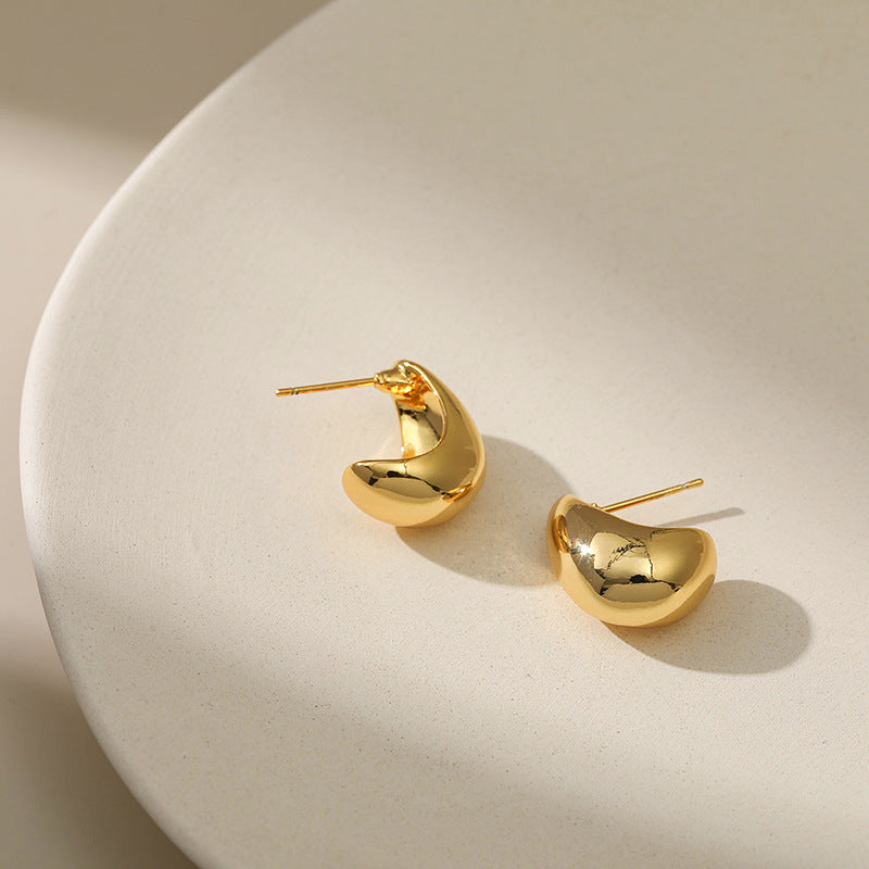 Golden Lune Earrings