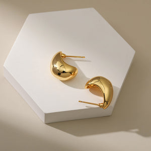 Golden Lune Earrings