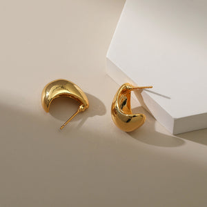 Golden Lune Earrings
