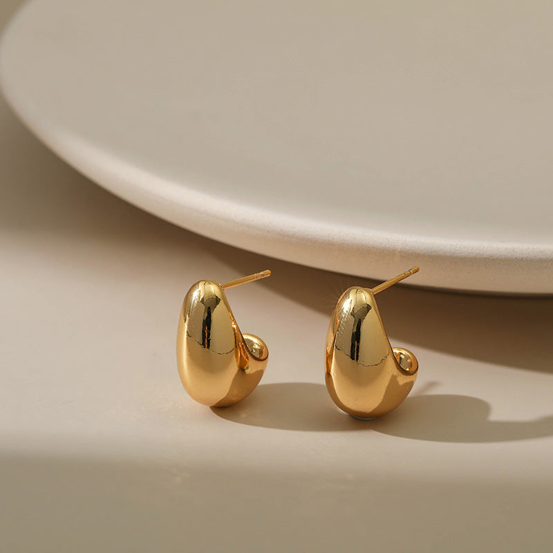 Golden Lune Earrings