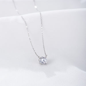 Solitaire Whisper Necklace