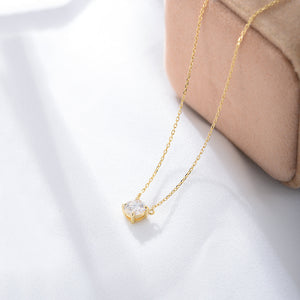 Solitaire Whisper Necklace