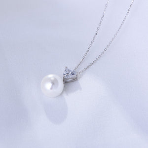 Heart Pearl Whisper Necklace
