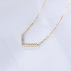V Edge Necklace