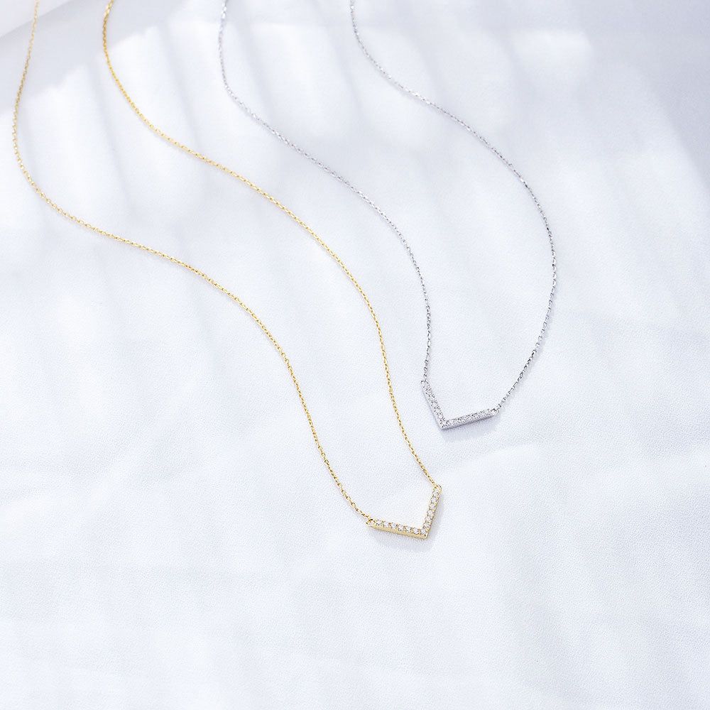 V Edge Necklace