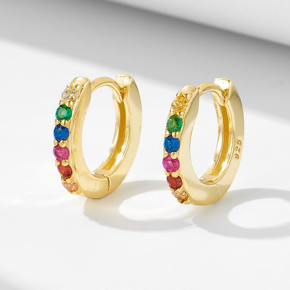 Ruby’s RainbowHoop Earrings Stella Harte