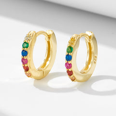 Ruby’s RainbowHoop Earrings