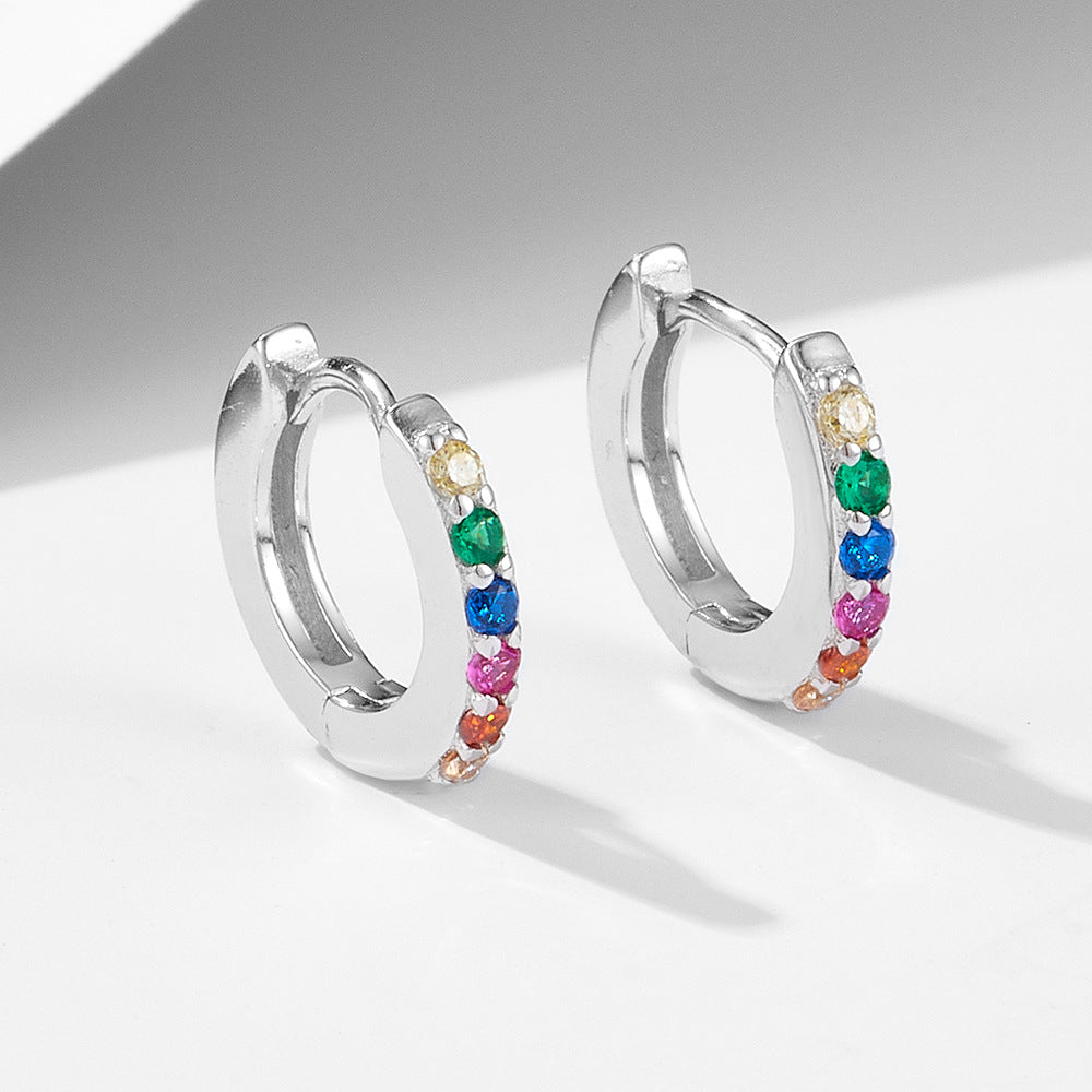 Ruby’s RainbowHoop Earrings Stella Harte